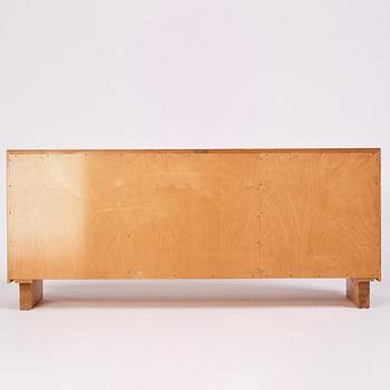 Axel Einar Hjorth, an olive ash wood and maple sideboard, 'Birka', Nordiska Kompaniet, Sweden ca 1935.