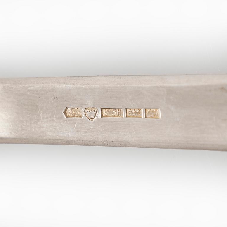 A 35-piece set of 'Jousi' (Bow) silver cutlery, Kultakeskus, Hämeeninna 1953-1979.