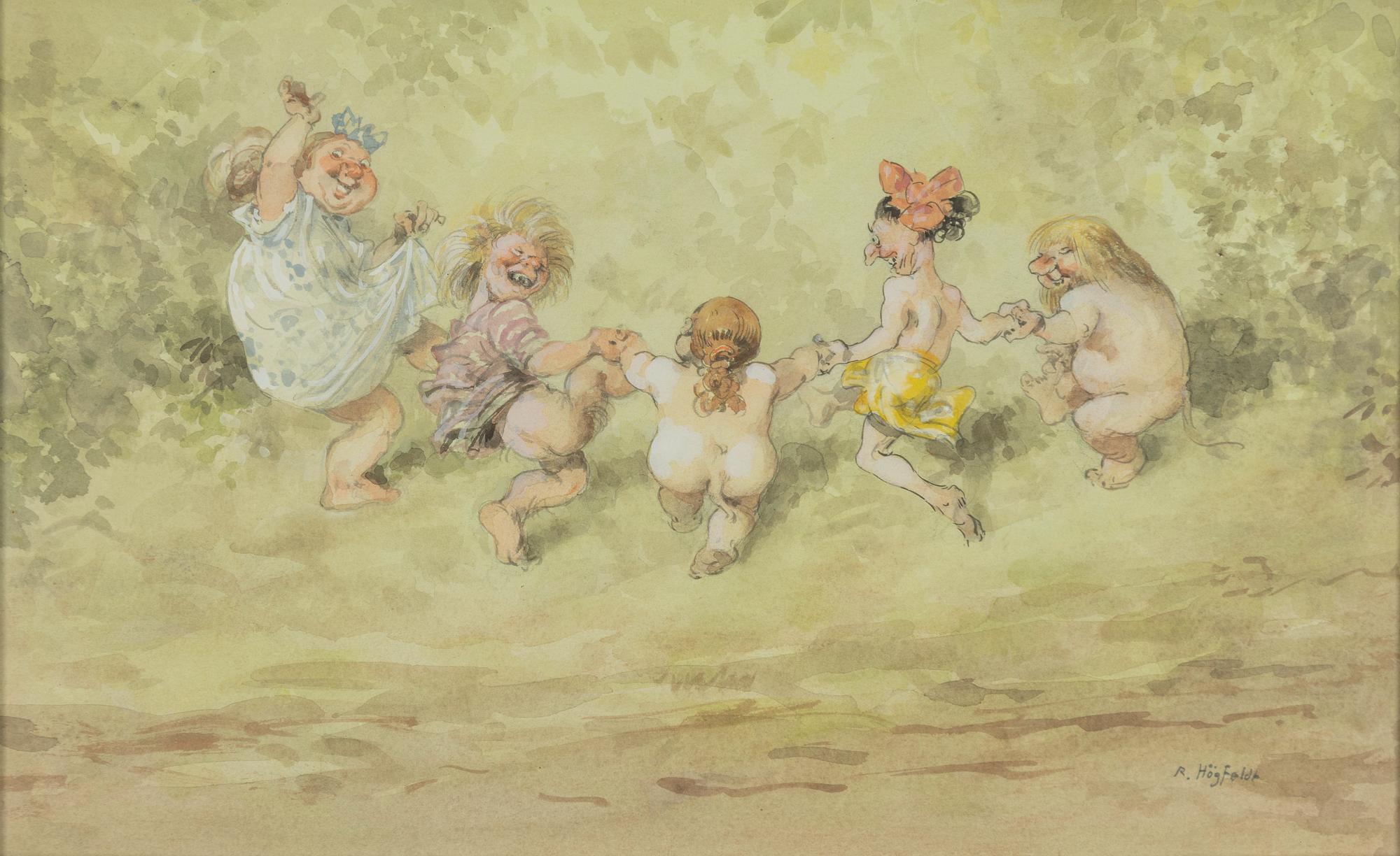 Robert Högfeldt, Dans på stranden.