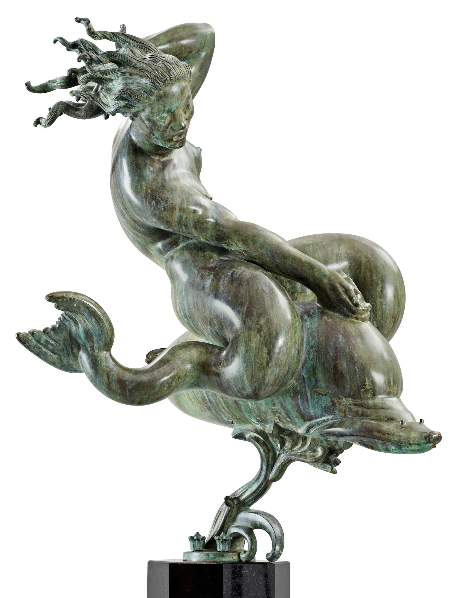 Carl Milles, Naiad and dolphin.