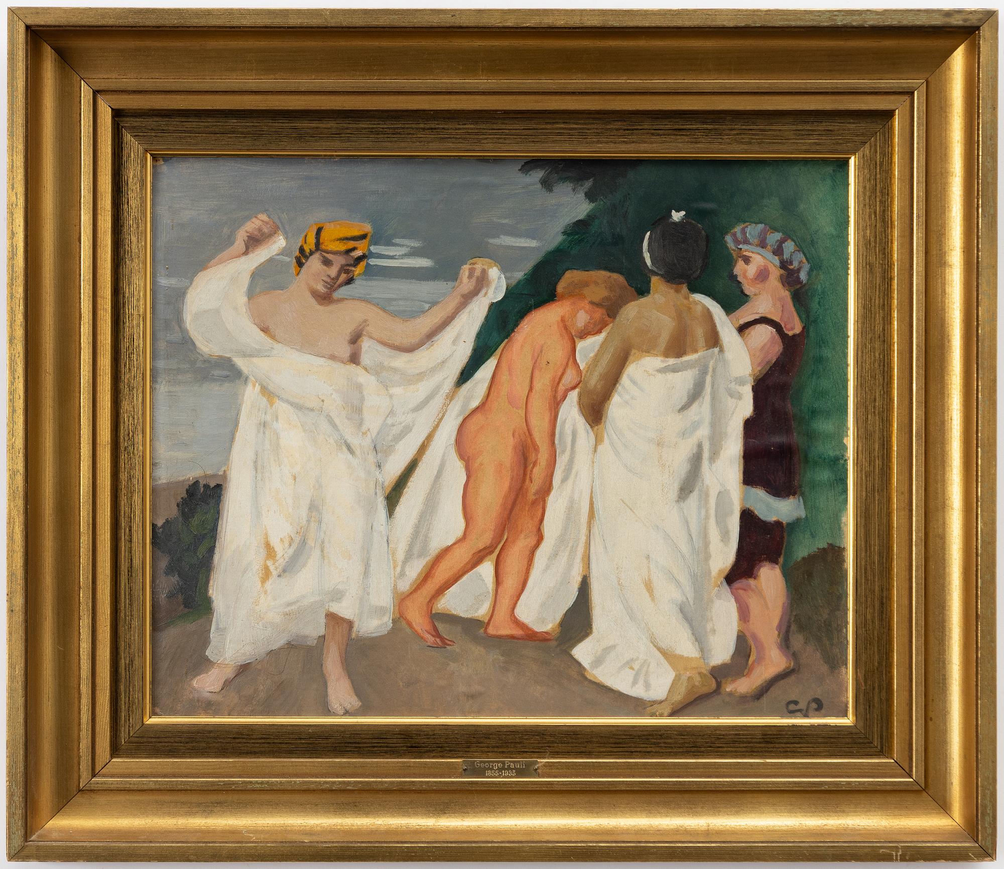 Georg Pauli, Efter badet.
