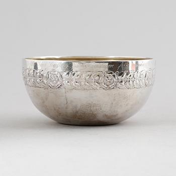 SKÅL, silver, GAB, Stockholm 1919. Vikt ca 198 gram.