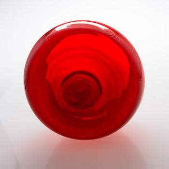 Kaj Franck, skål, "Rosso" signerad Kaj Franck Nuutajärvi Notsjö.