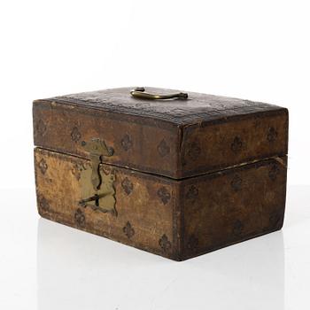 A flask box, 19th Century.