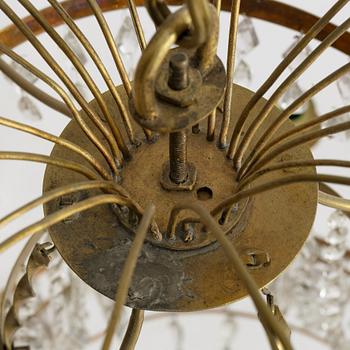 Chandelier. Late Gustavian, late 18th century.