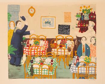 Lennart Jirlow, "Restauranginteriör".