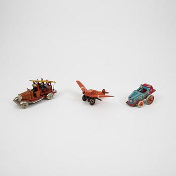 Three tin plate toys Germany 1930/40s.