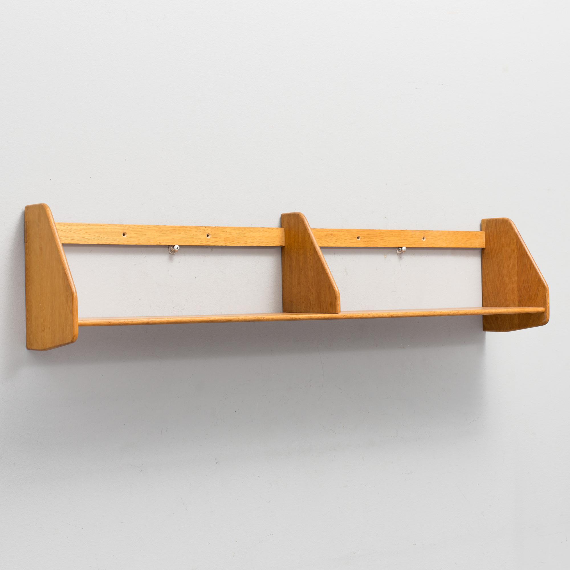 HANS J. WEGNER, an oaktree wall shelf for Ry möbler, Denmark.