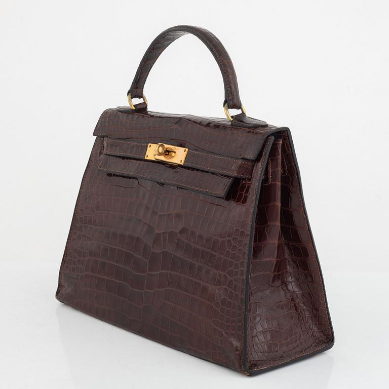 Hermès, väska "Kelly 28", 1960-tal.