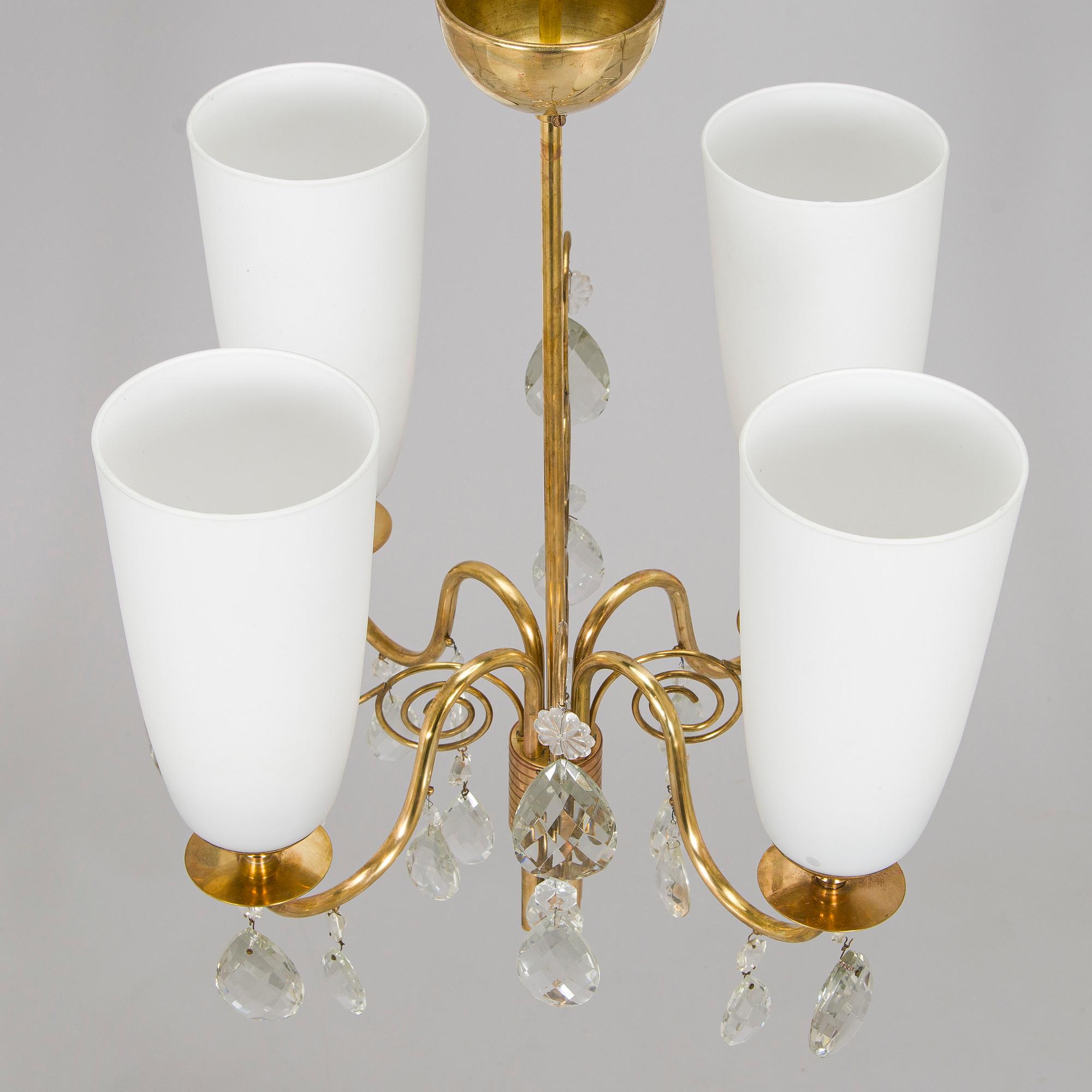 Paavo Tynell, a '51172' mid-20th century ceiling light for Idman.