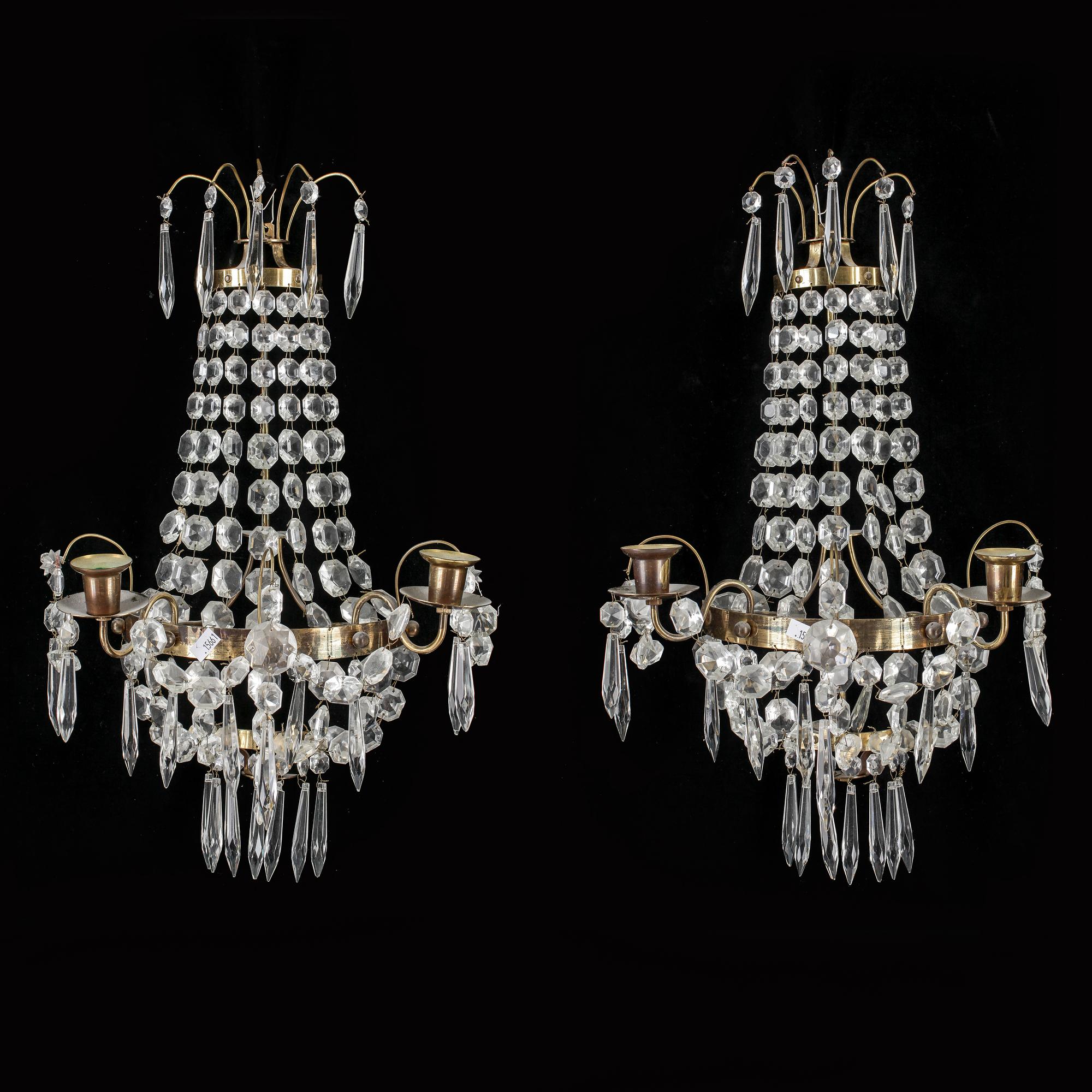 VÄGGLAMPETT, gustaviansk stil, 1900-talets första hälft.