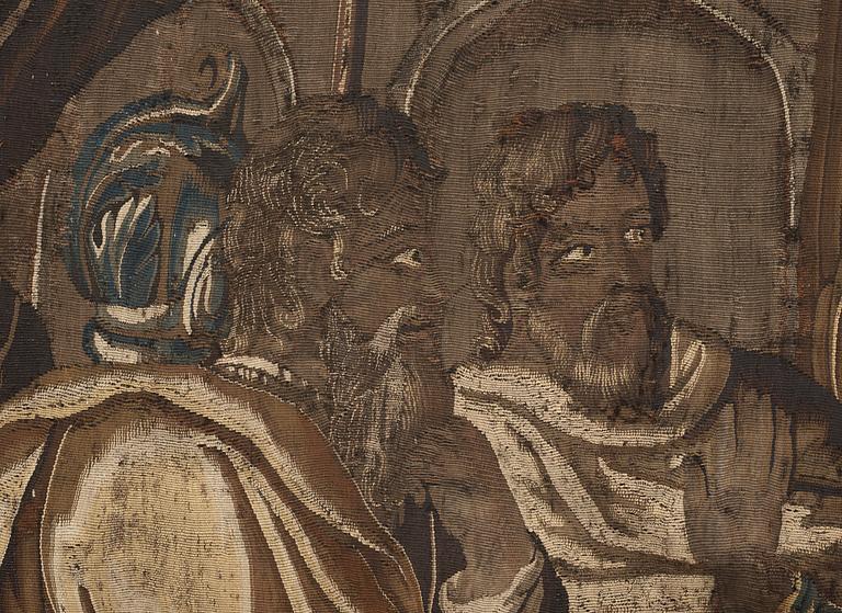VÄVD TAPET, gobelängteknik. 292 x 406 cm. Flandern 1600-tal.