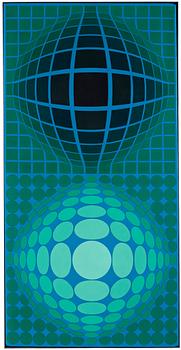 Victor Vasarely, "OLTAR-ZOELD".