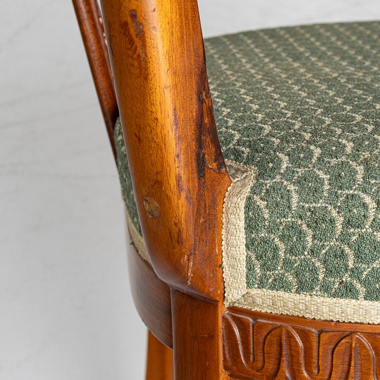 Eugen Höglund, chairs 4 pcs, Vetlanda, 1930s/40s.