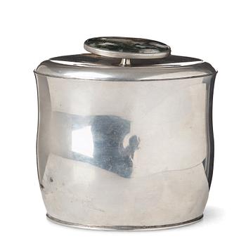 Firma Svenskt Tenn, a pewter lidded jar, Svenskt Tenn, Sweden 1956.