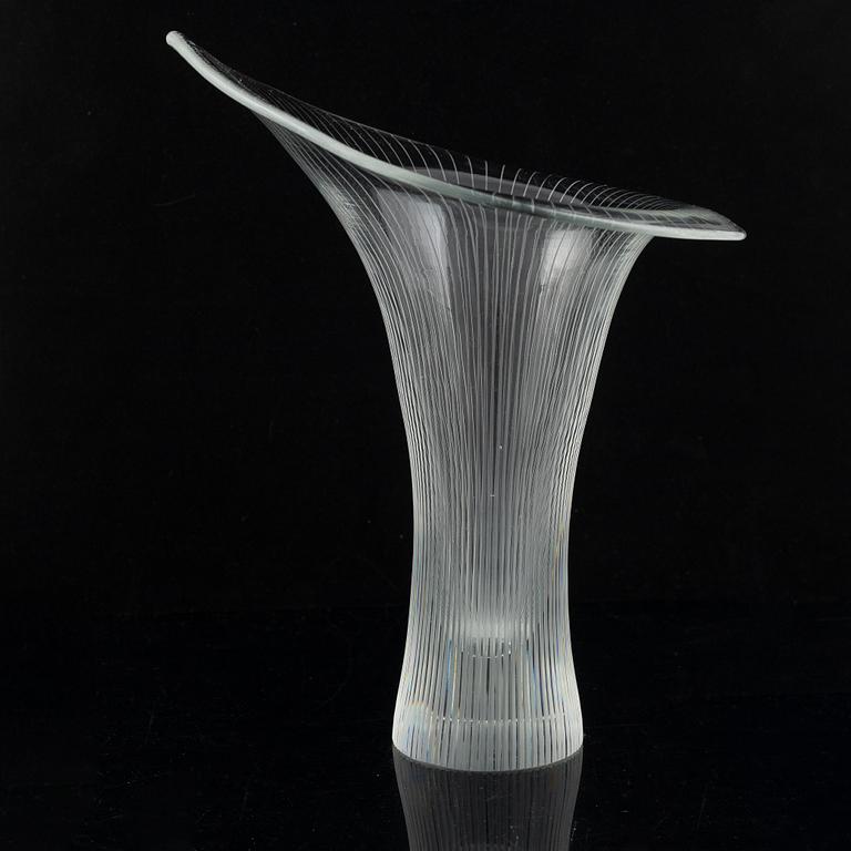 Tapio Wirkkala, a 'Kantarelli' glass vase, Iittala, Finland.