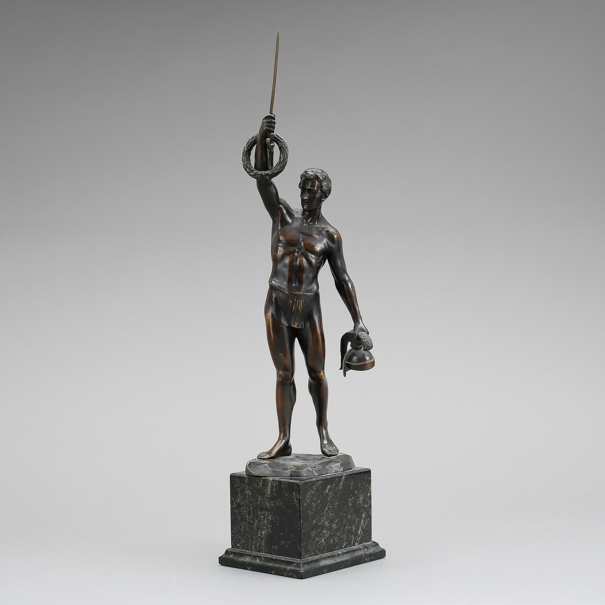 HANS KECK, skulptur, signerad.