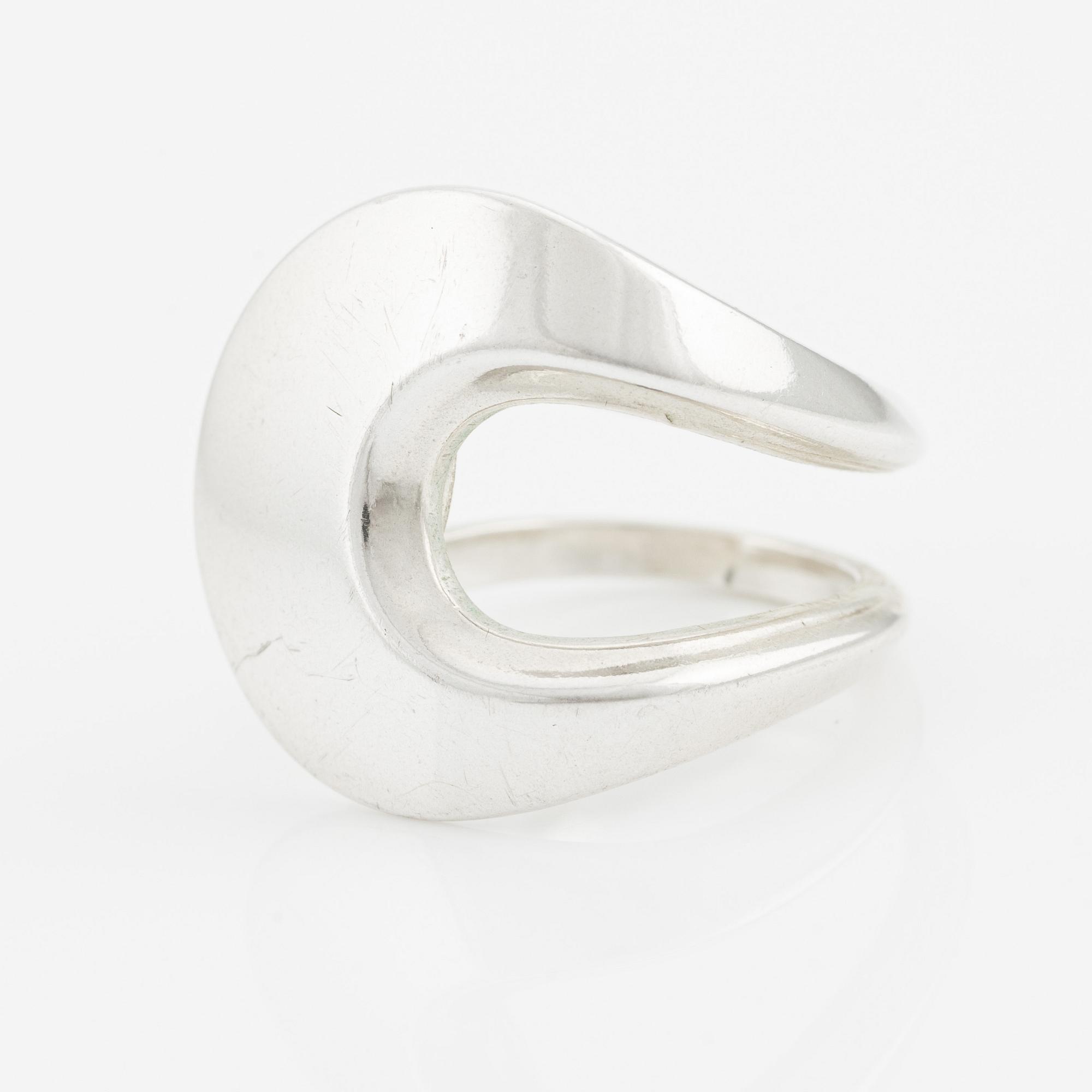 David Andersen ring, sterlingsilver, Norge.