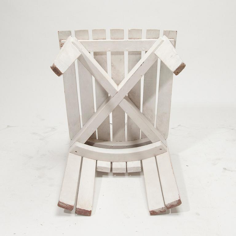 TRÄDGÅRDSSTOL, ur "Aurinko"-serien, design Alvar Aalto, Artek, 1900-talets mitt.