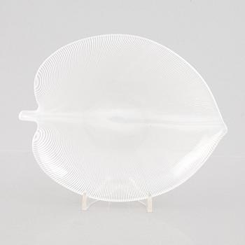 Tyra Lundgren, a glass dish, Venini, Murano, Italy.