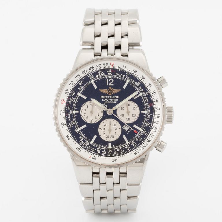 Breitling, Navitimer Heritage, kronografi, rannekello, 43 mm.