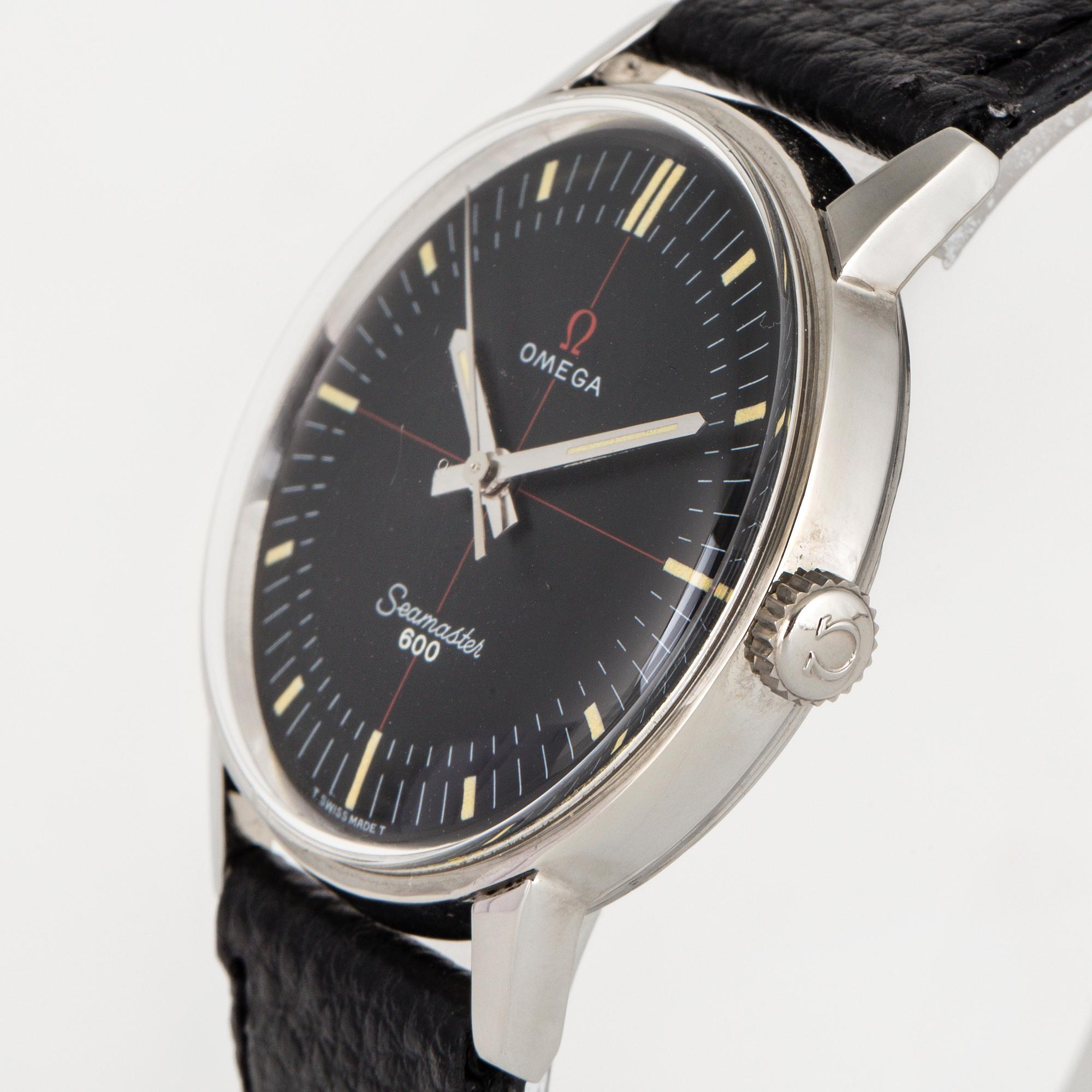 OMEGA, Seamaster 600, "Red Cross-Hair", armbandsur, 34 mm,