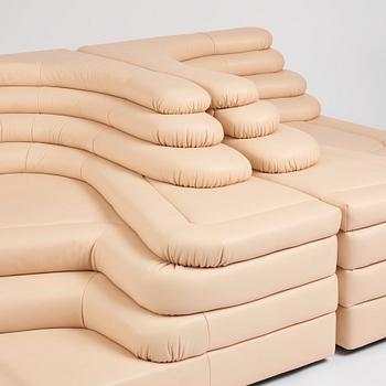Ubald Klug, a two piece modular sofa, model "DS-1025, Terazza", De Sede, Switzerland, post 1973.