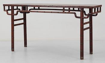 BORD, hardwood. Qing dynastin.