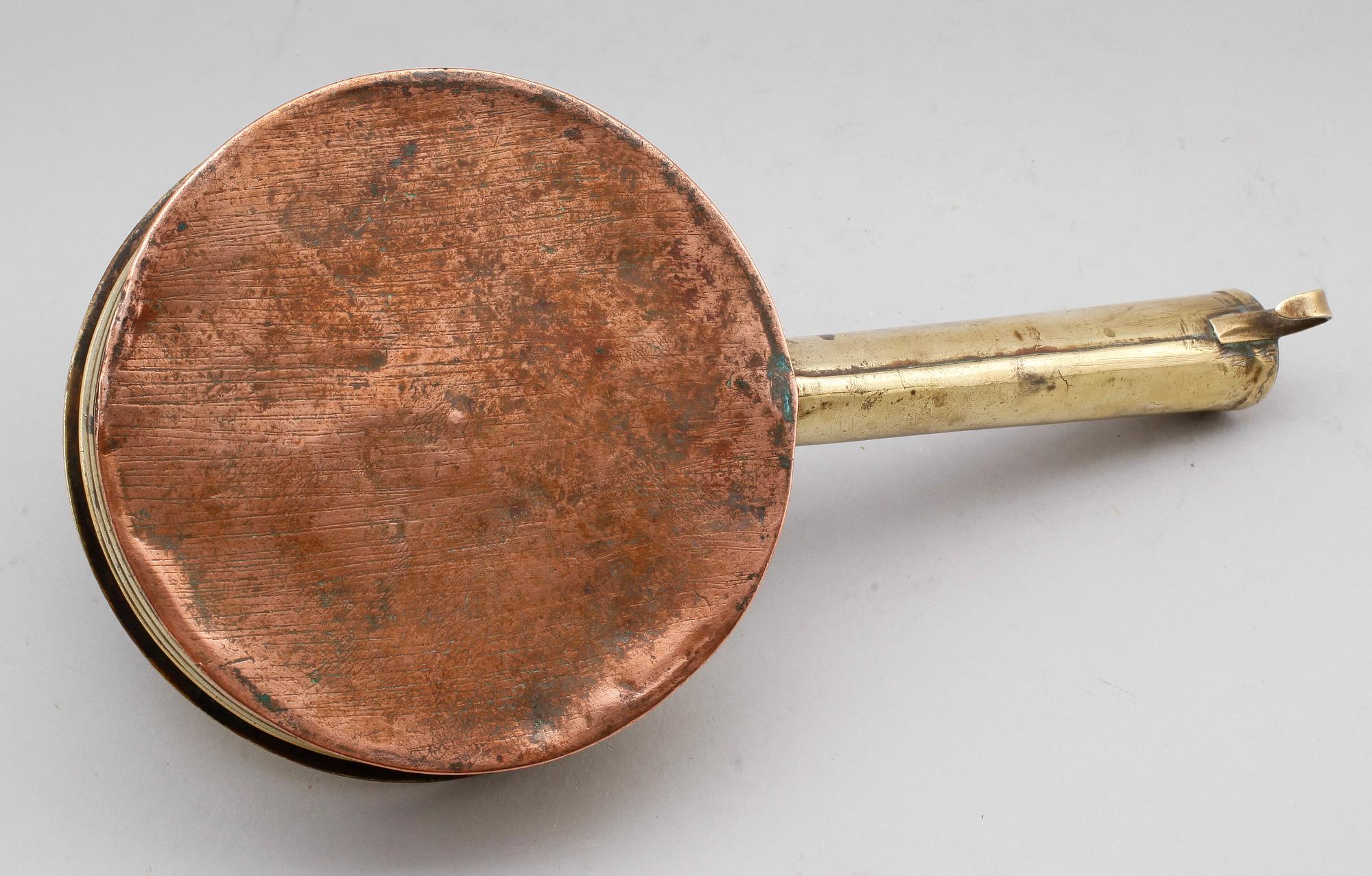 NATTLJUSSTAKE, mässing, 1700-/1800-tal.