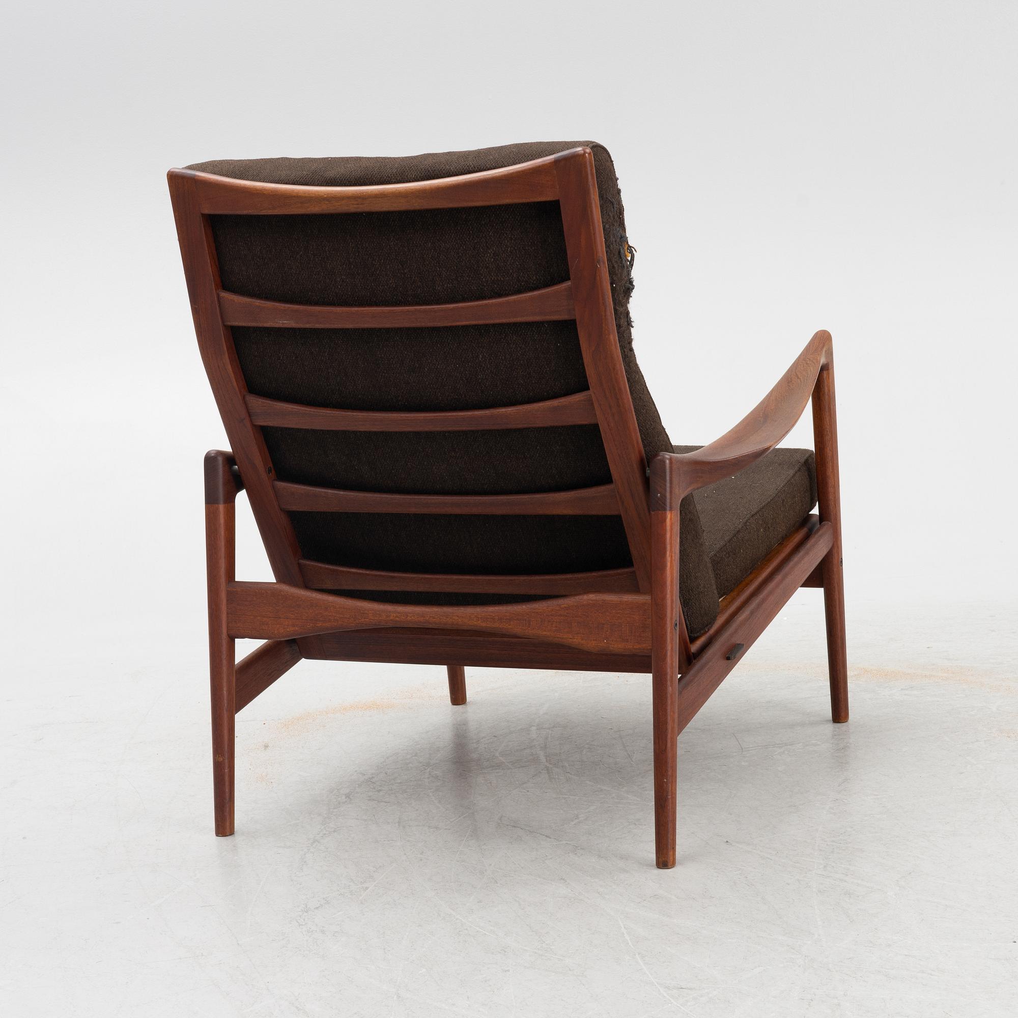 Ib Kofod Larsen, fåtölj, "Kandidaten", OPE möbler, 1960-tal.