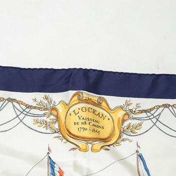 Hermès, a 'L'Ocean Vaisseu de 118 Canons 1790-1845' scarf.