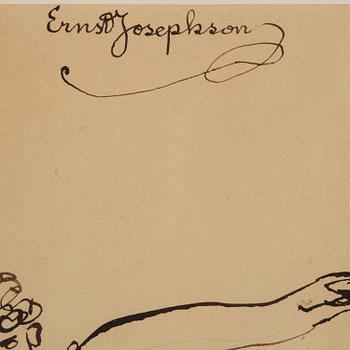 Ernst Josephson, Ryttare.