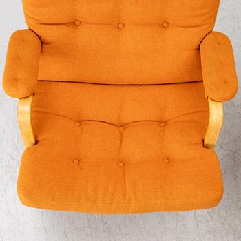 Bruno Mathsson, a pair of 'Ingrid' armchairs, Dux.