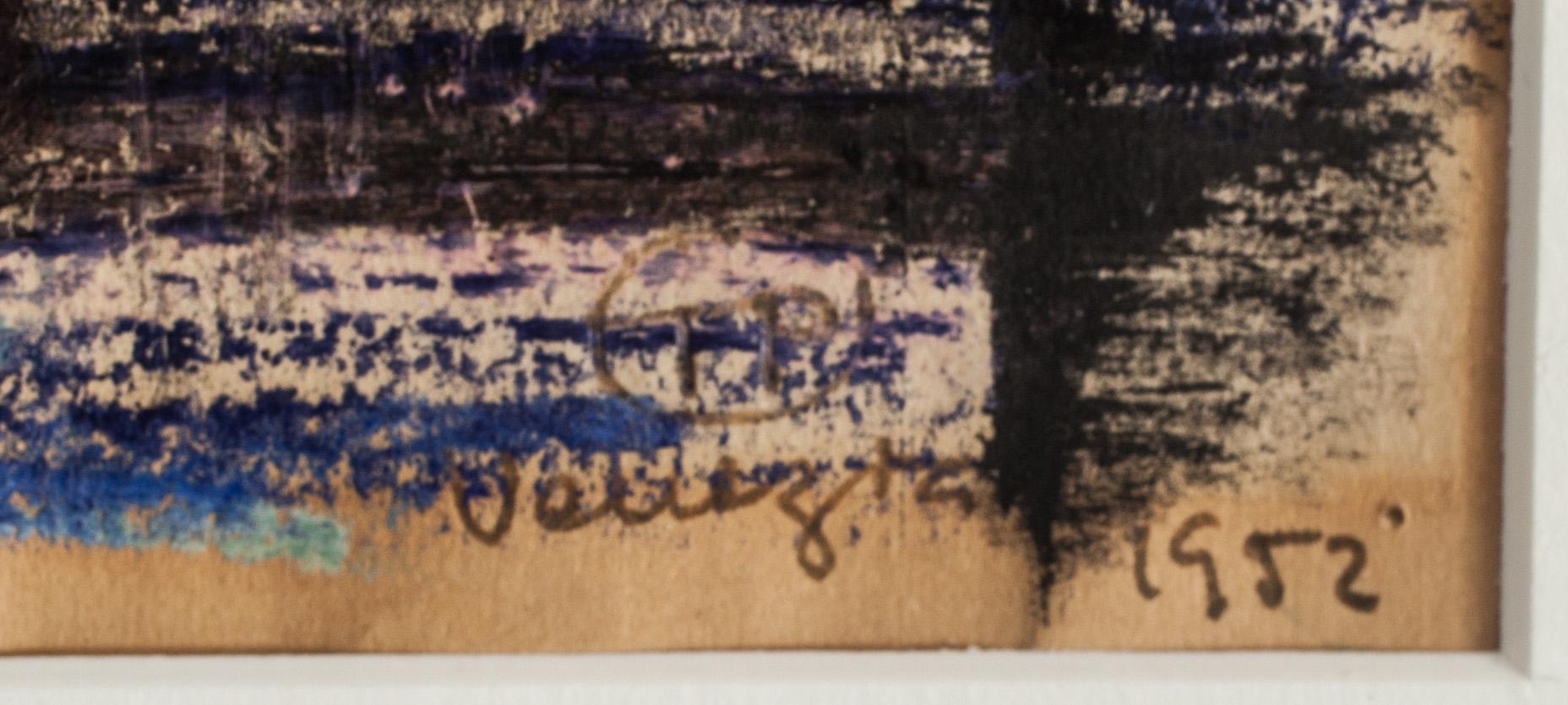 TUULIKKI PIETILÄ, krita, signerad och daterad 1952.