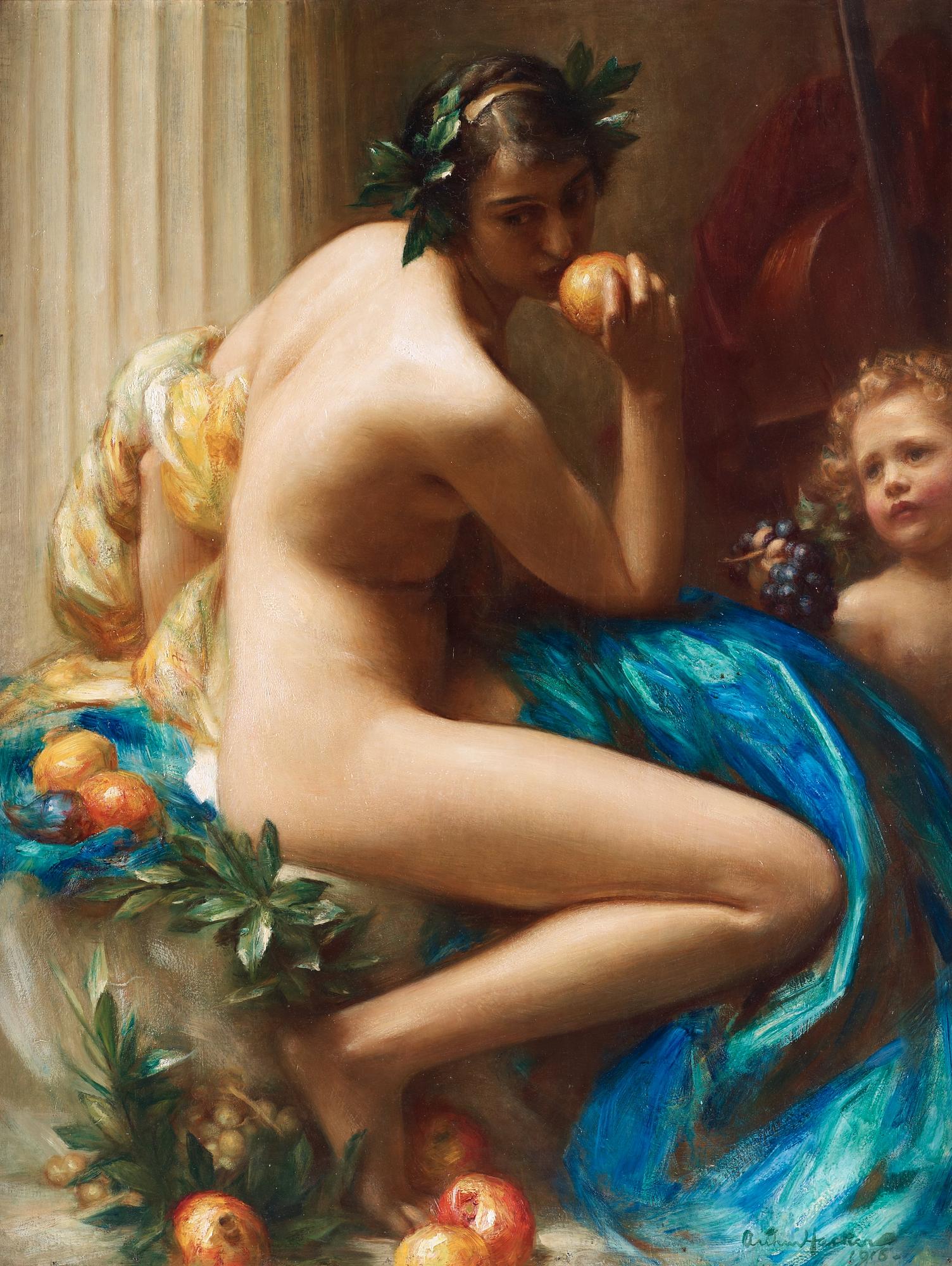 Arthur Hacker, "Abundance" (Rikedom).