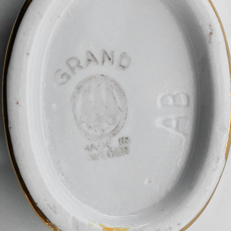 TESERVIS, 25 delar, flintgods, "Grand", Arthur Percy, Gefle. Modellen formgiven 1930.