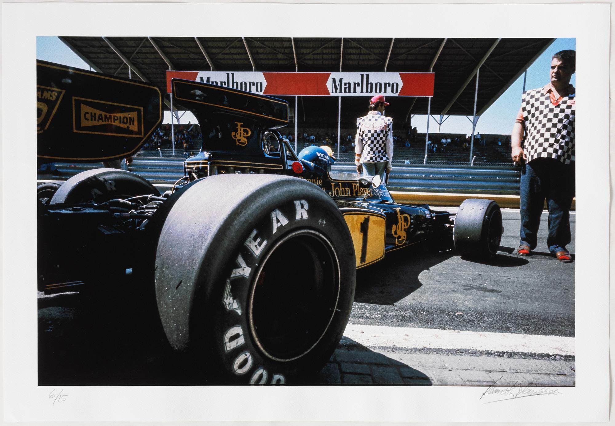 Kenneth Olausson, 'Ronnie Peterson segrar på Monza 1974'.
