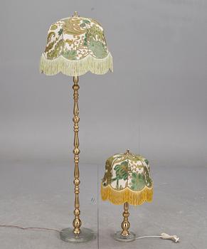 BORDSLAMPA och GOLVLAMPA, 1900-talets andra hälft.