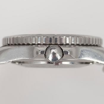 ARMBANDSUR, herr. Heuer 844 Monnin automatisk 200m professional 1979/80. Stål.