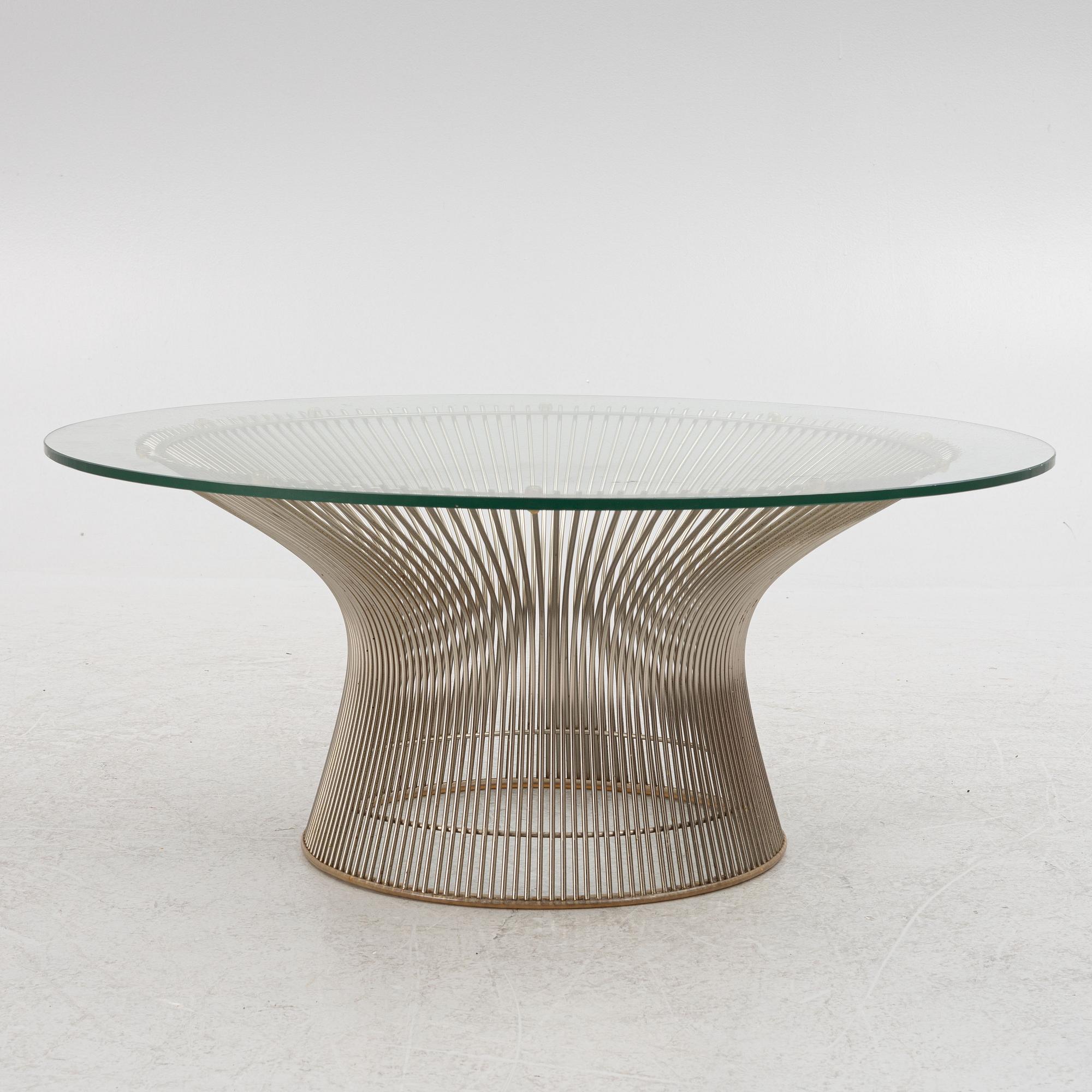 Warren Platner, coffee table, "Platner Coffee Table", Knoll, 21st century.