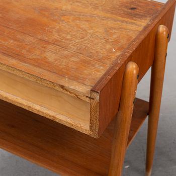 A pair of teak bedside tables, AB Carlströms & Co Möbelfabrik, 1950's/60's.
