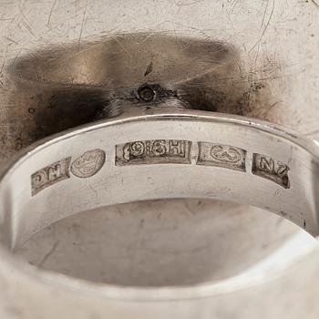 Saara Hopea, a silver ring, Ossian Hopea, Porvoo 1966.