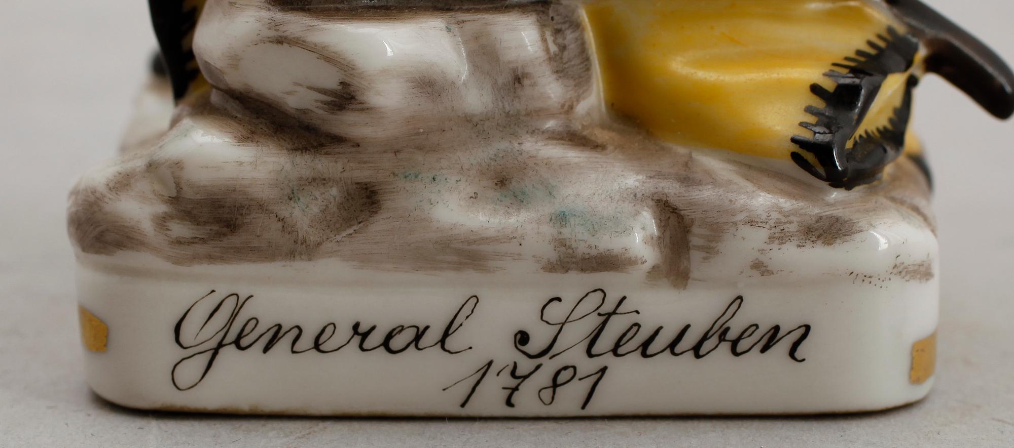 FIGUR, porslin, sannolikt Frankenthal, 1900-tal.