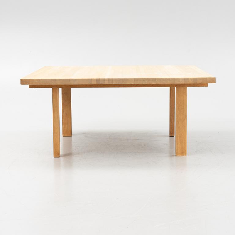 An oak coffee table, second half of the 20th Century.