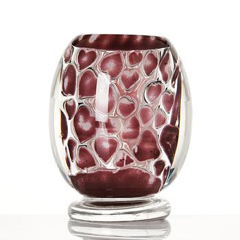 Edvin Öhrström, vas, glas, ariel, Orrefors 1950.