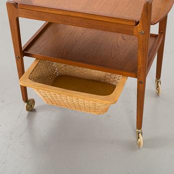 A SERVING TROLLEY BY ERIK GUSTAFSSON BRITTATORP 1950'S.