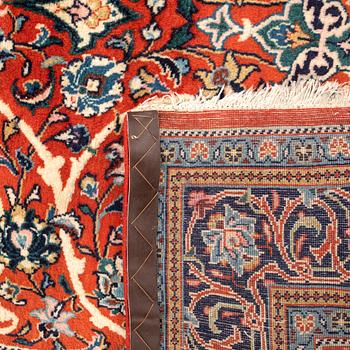 Oriental rug, old, approx. 239x138 cm.