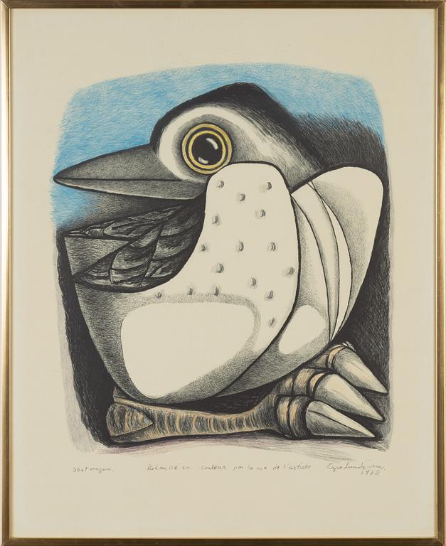 Tyra Lundgren, a lithograph in colours, 1978, signed.