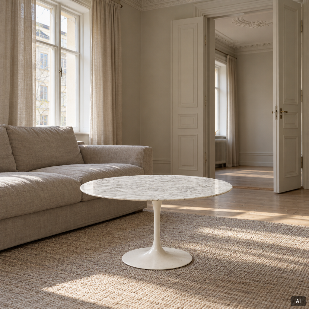 Eero Saarinen, Tulip coffee table, second half of the 20th century.