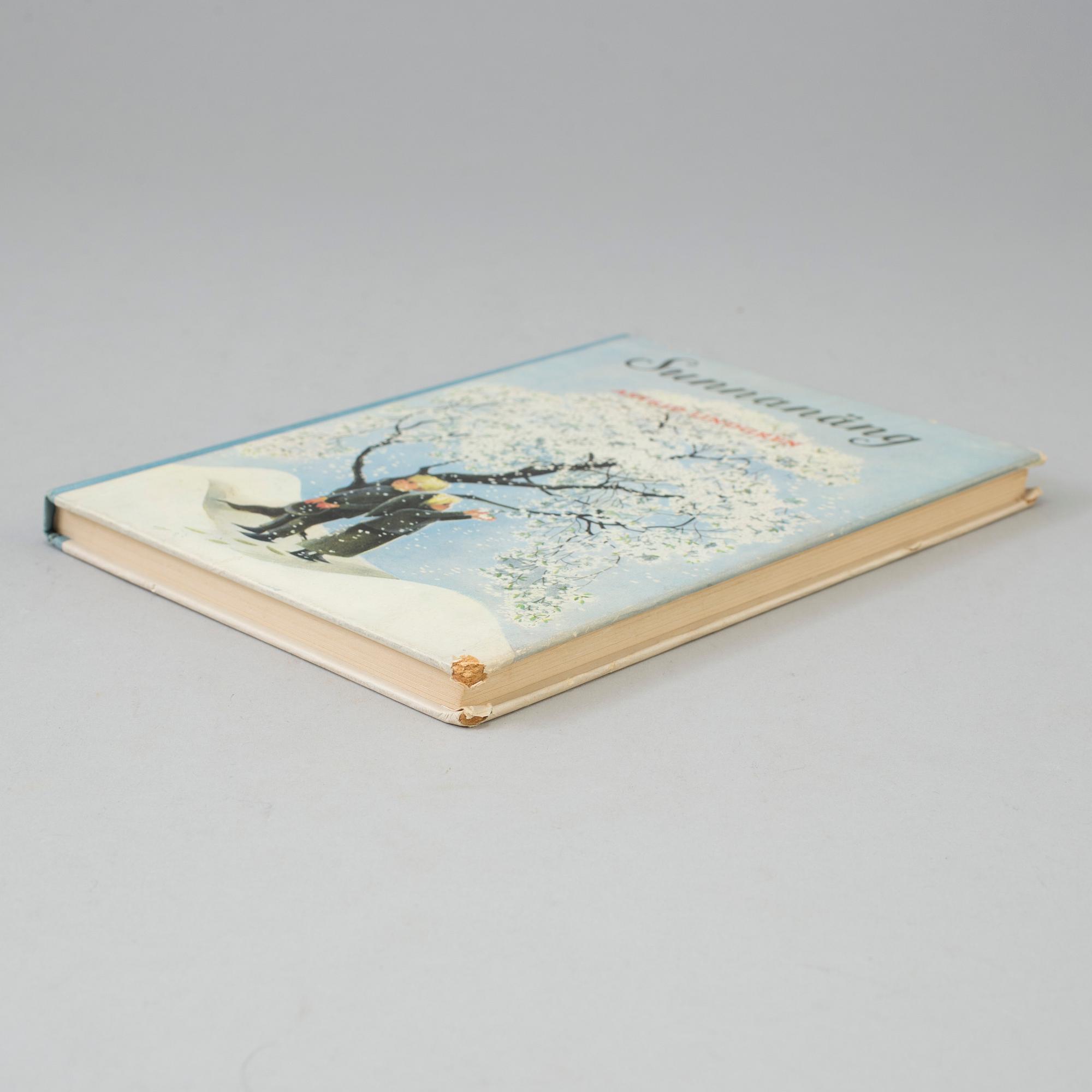 Two books by Astrid Lindgren with dedications from the author.